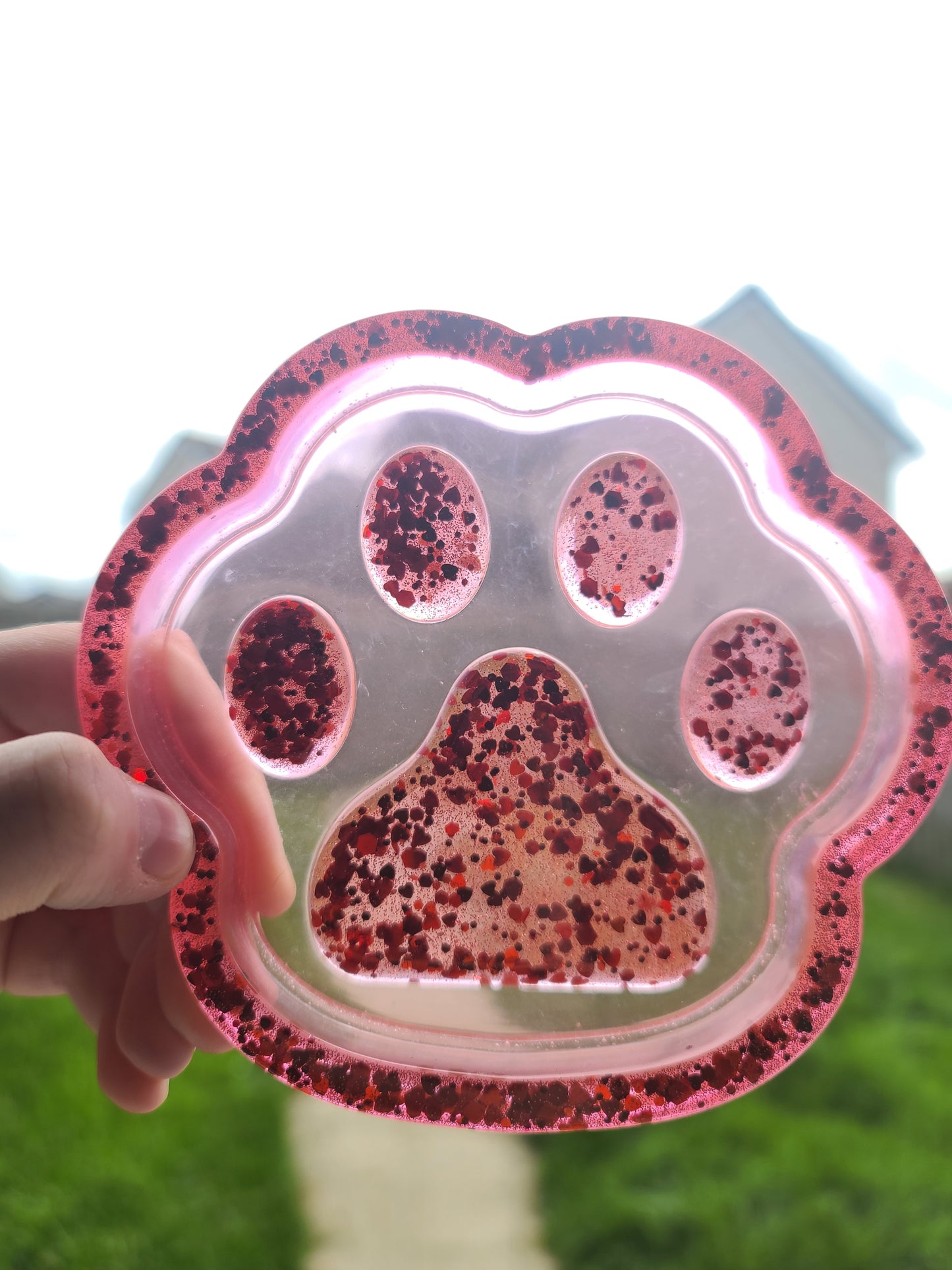 Valentines Paw Trinket